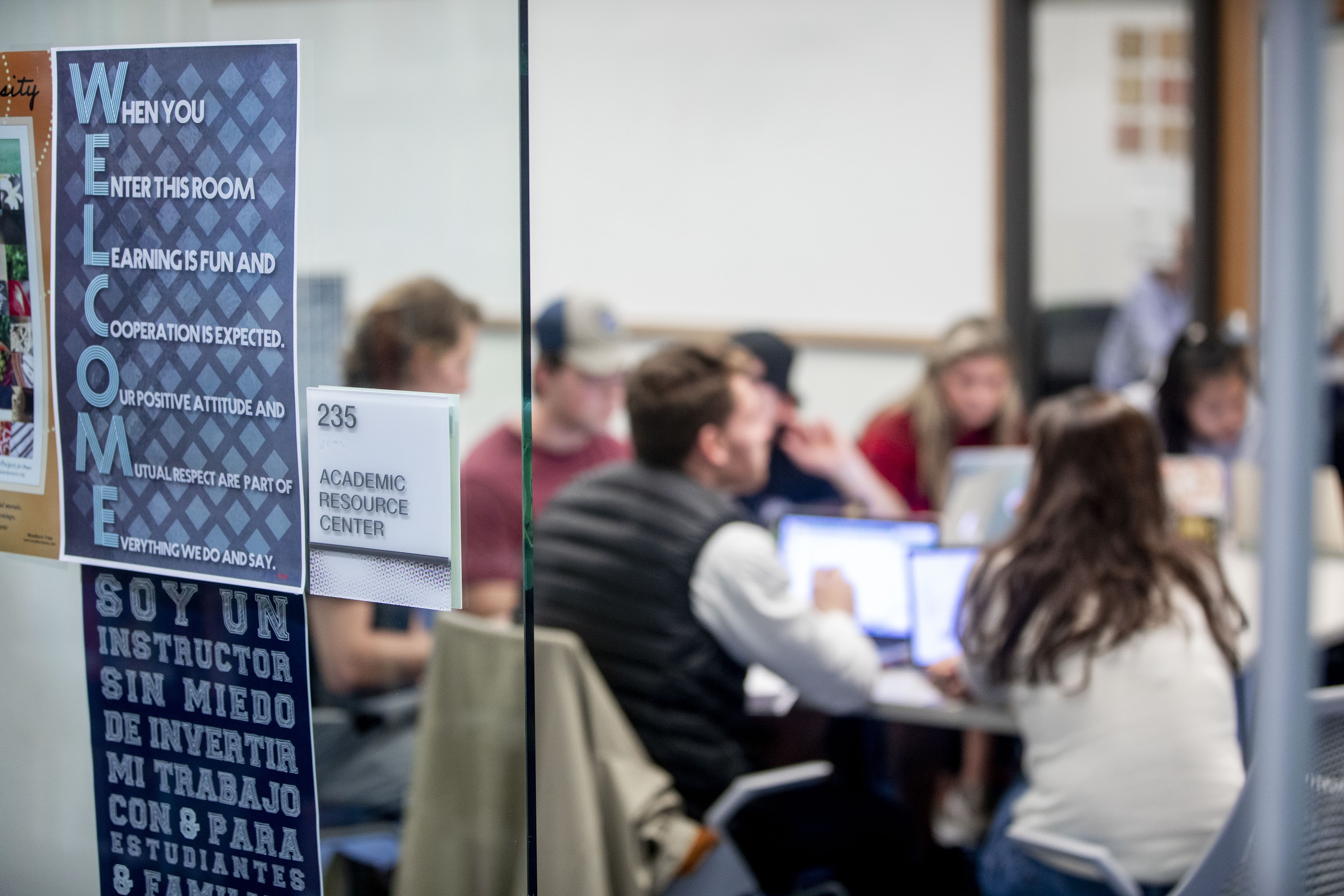 Doors of the Academic Resource Center