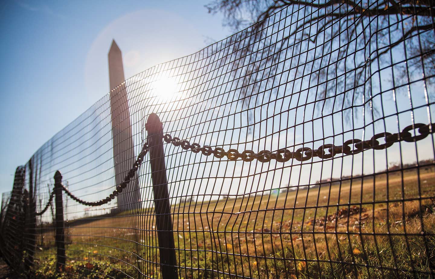 Photo of the Washington Monument on a sunny day