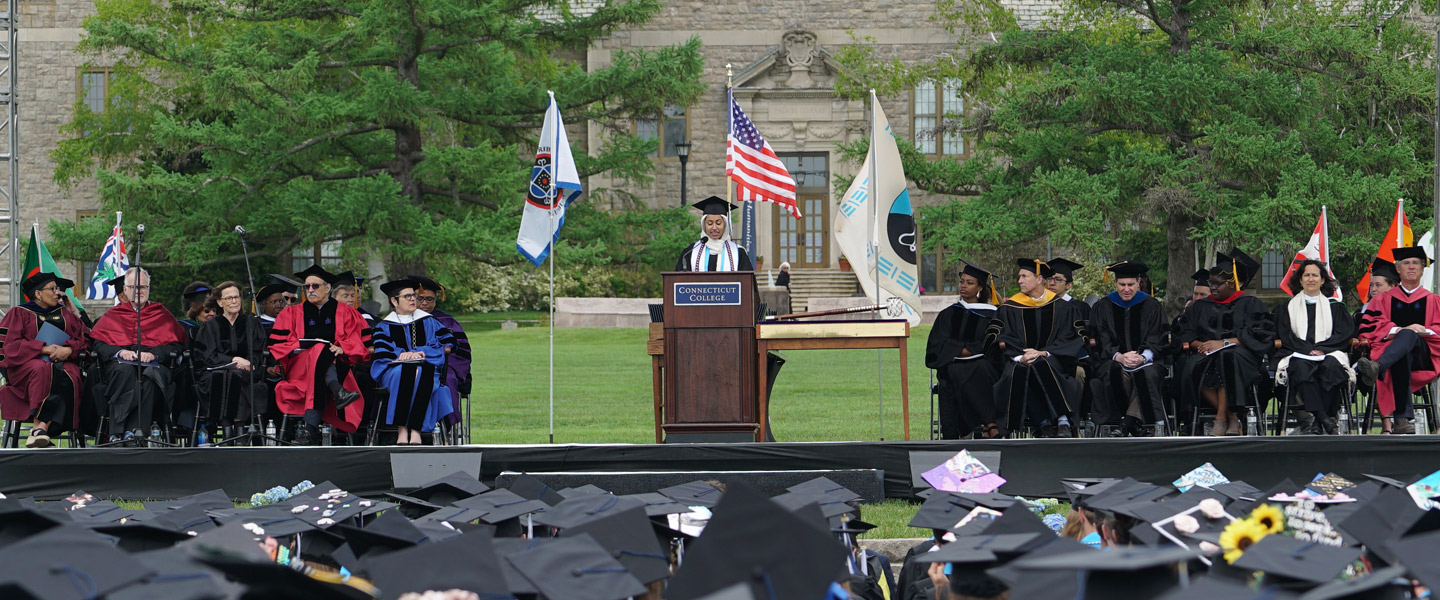 Student speaker for 2019 Commencement