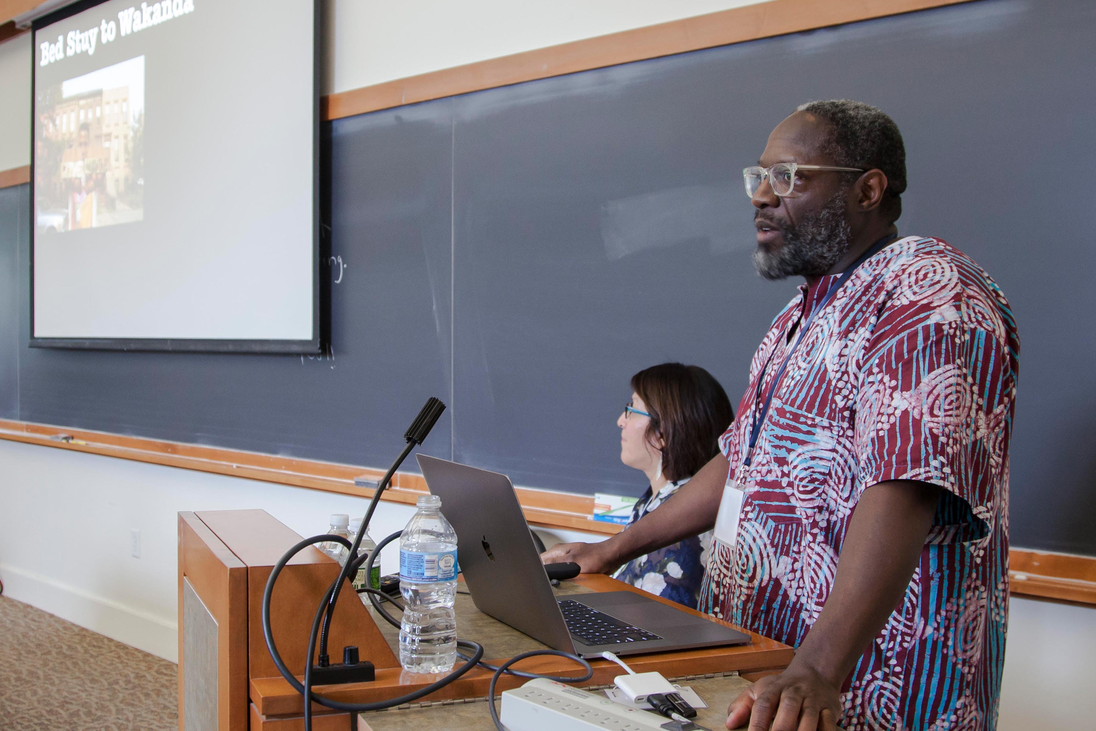 Alum Andre Lee lectures at Reunion 2018