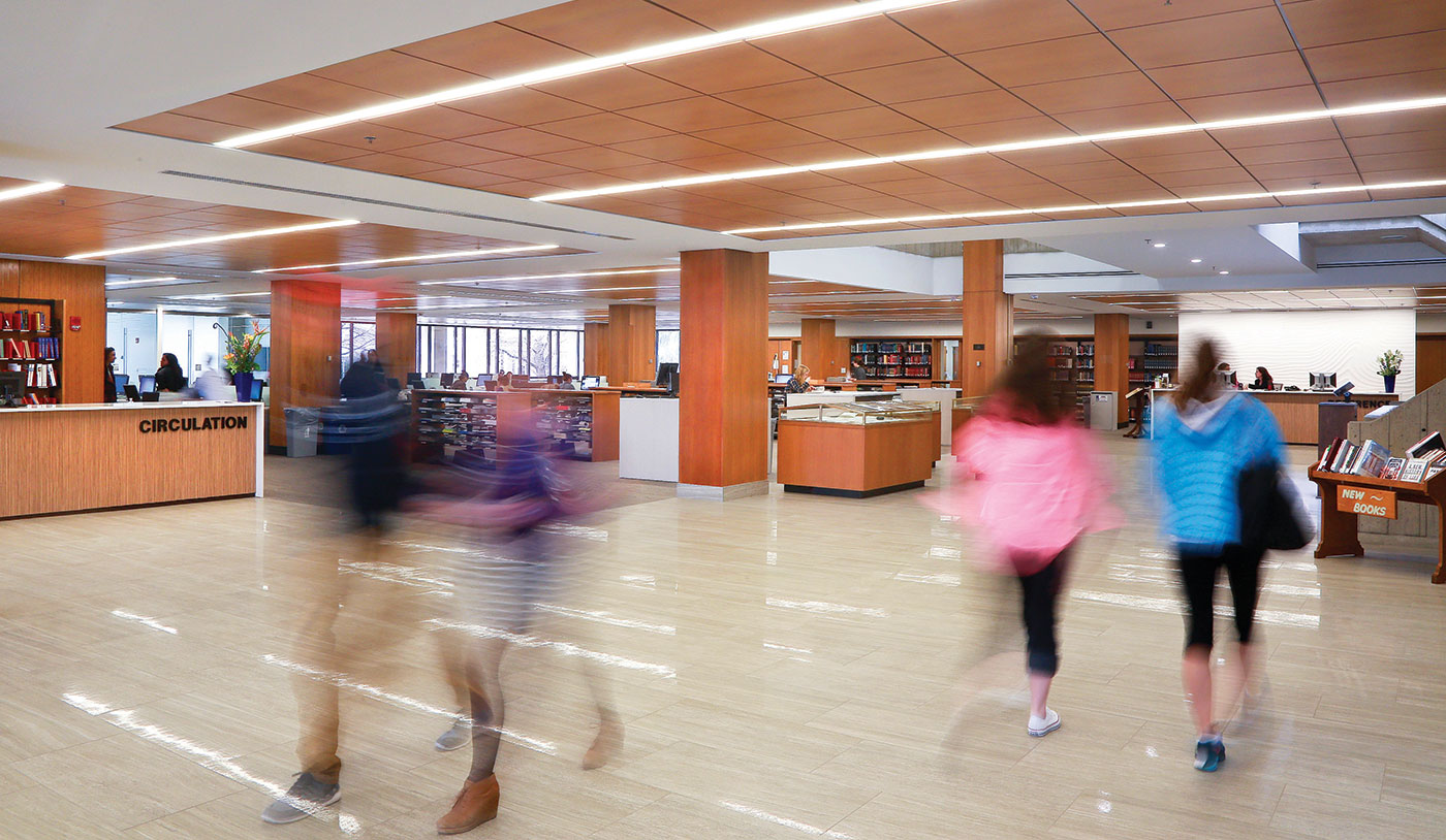 Library interior