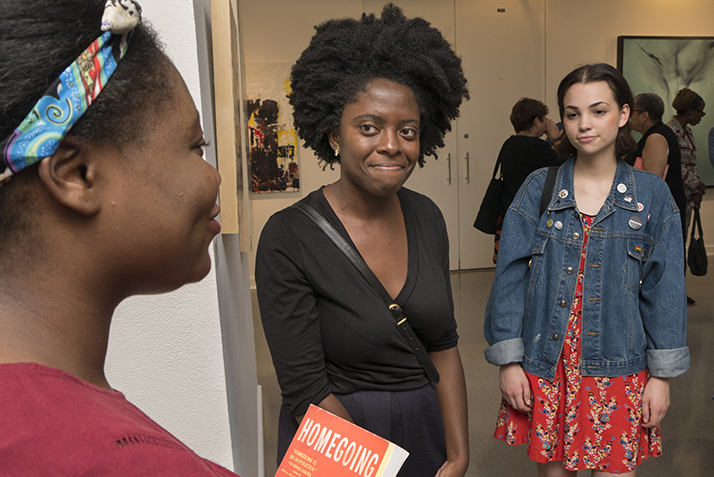 Author Yaa Gyasi chats with students