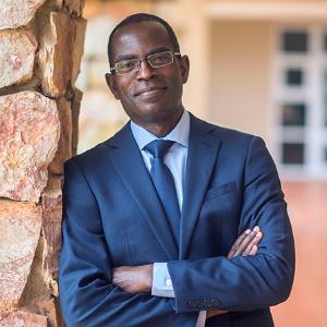 A portrait of Ashesi University College President Patrick Awuah