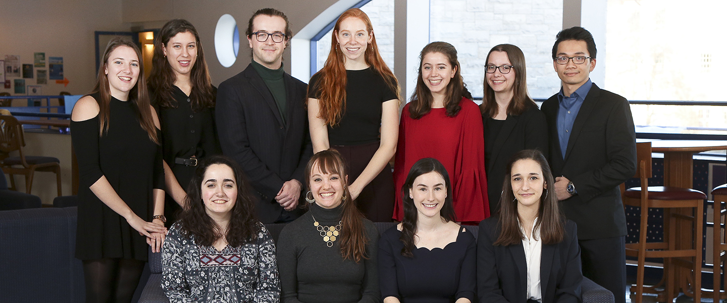 A group portrait of all the Winthrop Scholars