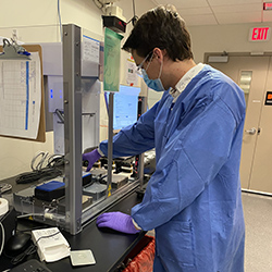 Conor O'Neil ’20 works at the Broad Institute in Cambridge, Massachusetts.