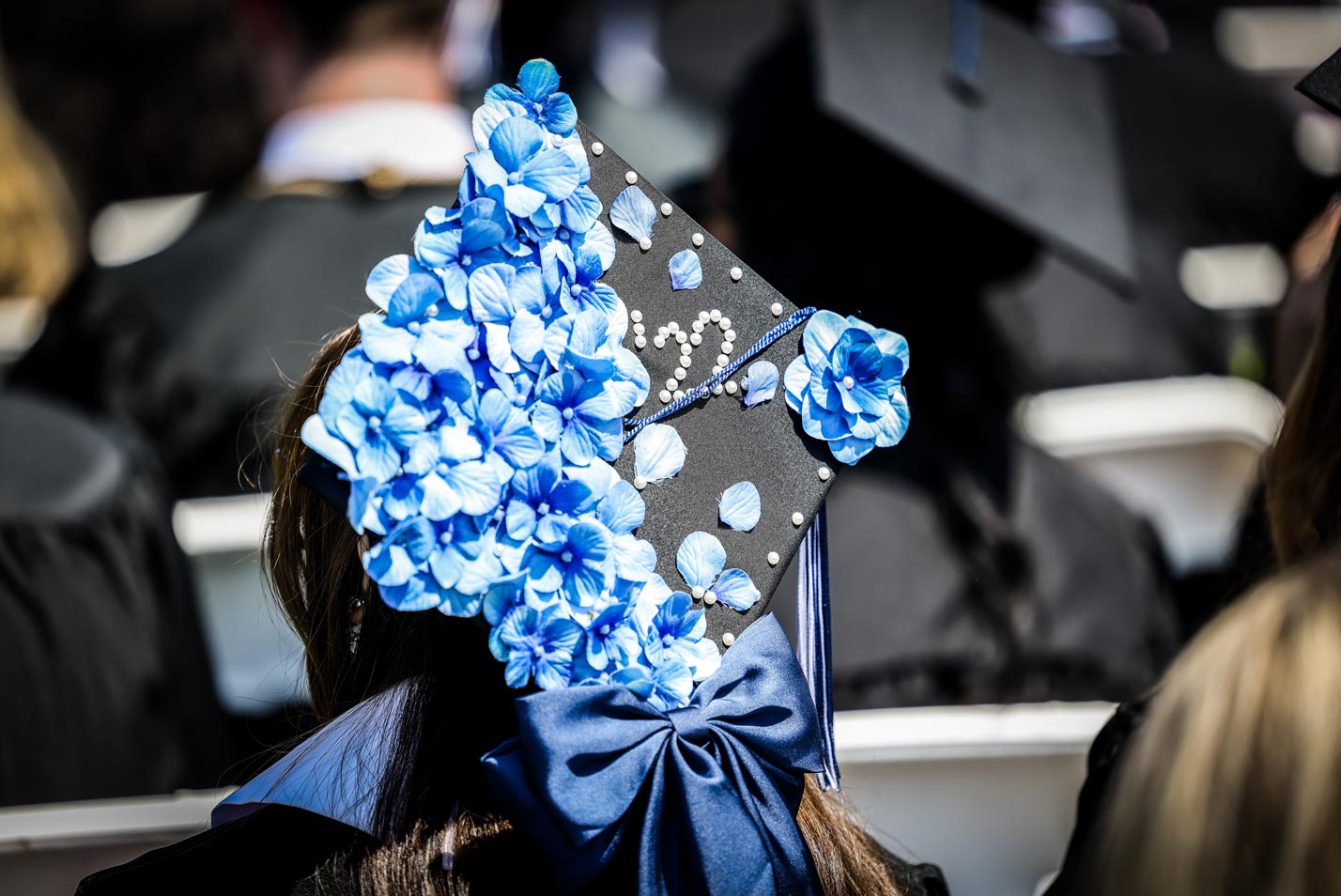 A decorated grad cap