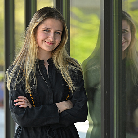 Olha Vasyliv ’23 has won a $10,000 Davis Projects for Peace grant.