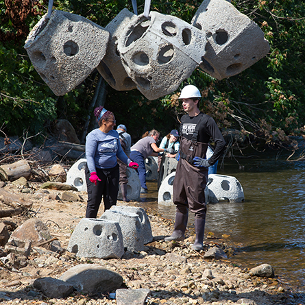 Professor Maria Rosa awarded $177K in grants to expand Thames River Reef Ball Project